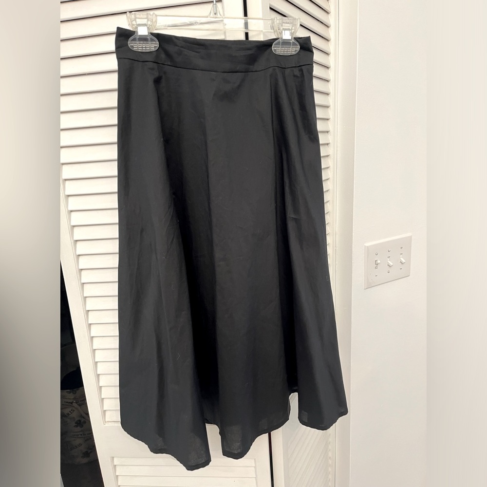 Black A line skirt